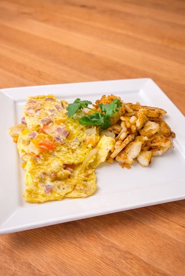 Western Omelet with potatoes