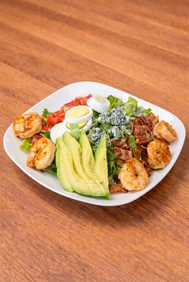Cobb Salad with Grilled Shrimp