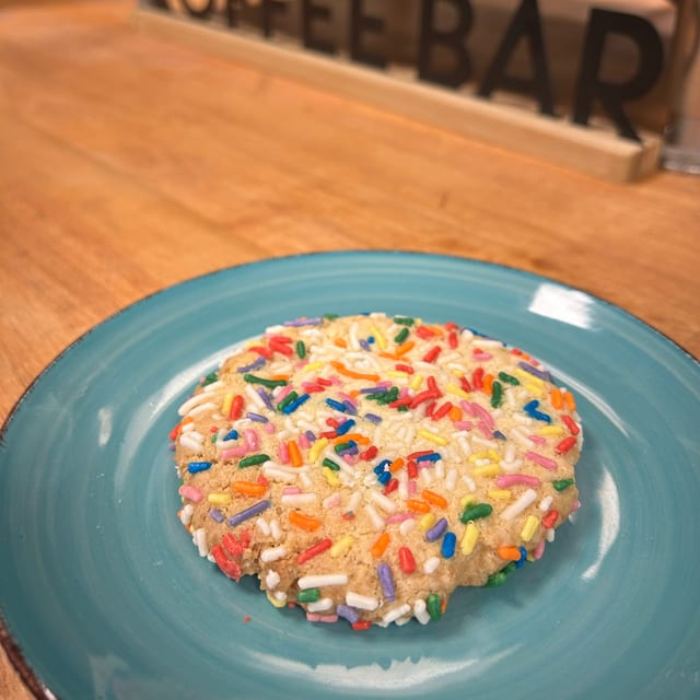 Rainbow Sprinkle Cookie.