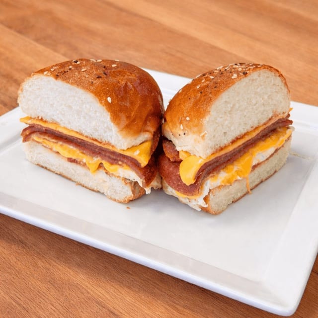 Egg + Cheese + Meat.